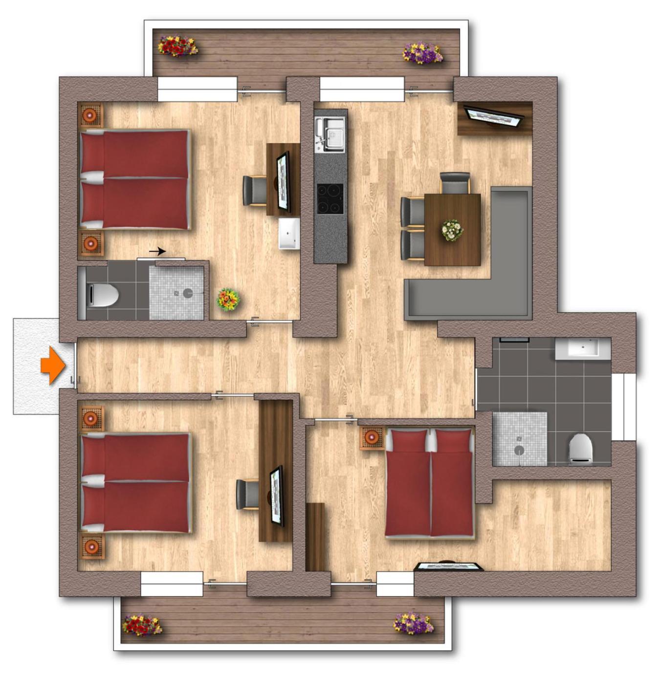Appartements Alma Mayrhofen Ngoại thất bức ảnh
